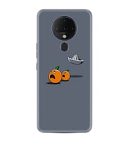 Tecno Spark 6 Kılıf Resimli Silikon Kılıf Orange Escape 1374