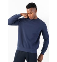 Maraton Comfort Erkek Bisiklet Yaka Açık Lacivert Sweatshirt