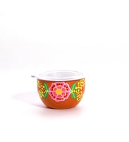 Kapaklı Turuncu Çerezlik (9 Cm)