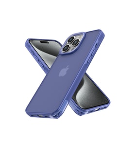 iPhone 15 Pro Kılıf Elegant Kapak - Açık Mavi