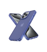 iPhone 15 Pro Kılıf Elegant Kapak - Açık Mavi