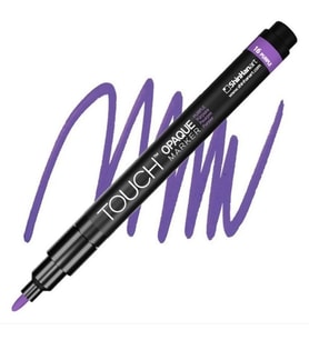 TOUCH OPAQUE SU BAZLI MARKER KALEM 0.8-1.3mm - FINE PACK PURPLE 16 - SH8613003-2008