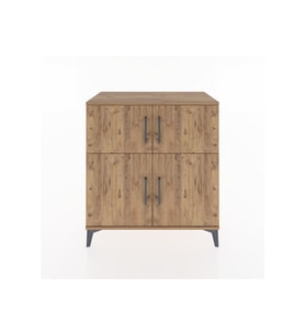 Hyperion Şifonyer 3 Raflı 4 Kapaklı 88x44x96 Çam-Çam