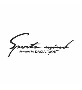 Sports Mind DACIA ESports Sticker siyah 21x10 CM (Siyah-Siyah)