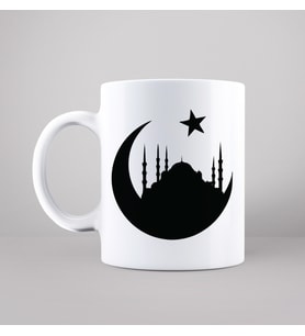 Ay Yıldız Cami Tasarımlı Kupa