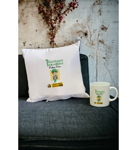 Röntgen Teknikeri Kupa Bardak ve Yastık Set 001 (Beyaz)