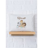Pia Baby Premium %100 Pamuk İsme Özel Bebek Yastık Kılıfı 35*45 cm 5041-12