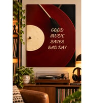 Dekoratif Metal Tablo – Music Modern Duvar Dekorasyonu