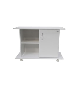 Kanki Pet 75 Cm MDF Akvaryum Düz Beyaz Sehpa 75x40x67