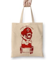 Super Mario Bros Bez Çanta Uzun Saplı