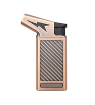 Tek Torch Pürmüz Düz Kesicili Bronz Puro Çakmağı