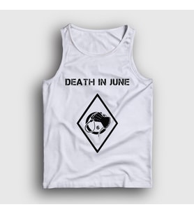 Presmono Unisex Beyaz Logo Müzik Death In June Atlet 503209tt (Beyaz)