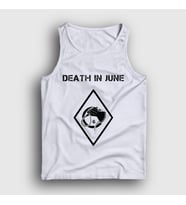 Presmono Unisex Beyaz Logo Müzik Death In June Atlet 503209tt (Beyaz)