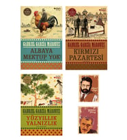 G. G. Marquez Romanları - Kırmızı Pazartesi - Yüzyıllık Yalnızlık - Albaya Mektup Yok defterli seti (Renksiz)