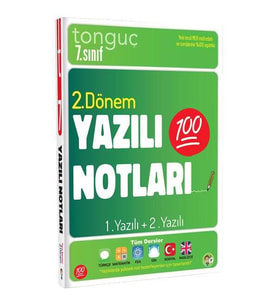 7.SINIF YAZILI NOTLARI 2.DÖNEM 2.YAZILI - TONGUÇ AKADEMİ