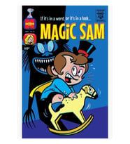 Küçük Korku Hareketleri - Magic Sam Tablo Ahşap Poster Dekoratif