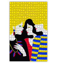 Cakapuzzle Üç Kızkardeş Puzzle Yapboz MDF (Ahşap) (120 Parça)