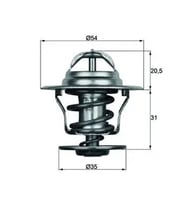 MAHLE TX1584D Termostat 030121113 030121113B
