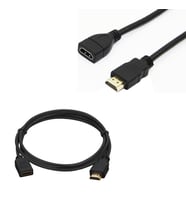 Powermaster Erkek Dişi 30 Cm Uzatma HDMI Kablo Bir Erkek Dişi Uçlu Hdmi Kablo