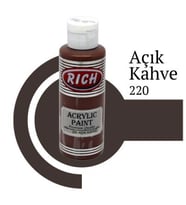 Rich Master Akrilik Boya 120 cc. 220 Açık Kahve 