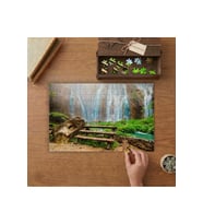 Akarsu - Doğa - Manzara Tasarımı 240 parça Ahşap Puzzle Ahşap Kutuda MP04228