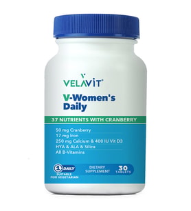 Velavit V-Womens Daily Takviye Edici Gıda 30 Tablet