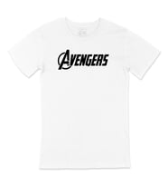 Siyah Avengers Tişört