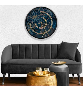 Kanvas (Ahşap) Duvar Saati - 70 cm