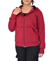 Kadın Bordo Kapüşonlu Sweat KLM001 BGL-ST02290