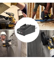 Lexroo DXC2 18 volt Li-ion ONE FOR ALL Profesyonel Hızlı Akü Şarj Cihazı