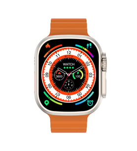 SEKODA Watch 8 Ultra Akıllı Saat Iphone ve Android Tüm Telefonlara Uyumlu (Turuncu)