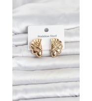 316L Çelik Gold Renk Vintage Model Kadın Küpe