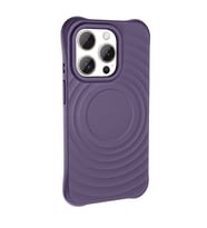 iPhone 15 Pro Max Magsafe Şarj Özellikli Airbagli Mat Görünümlü Hepi Kılıf (Koyu Mor)