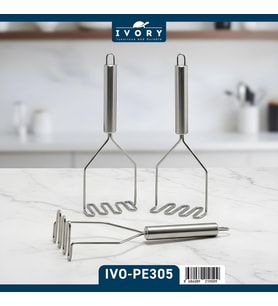IVORY METAL SAPLI PATATES EZİCİ