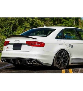 Audi A4 S4 Style Spoiler 2012 - 2016 Piona Black Spoyler( abs,taiwan)