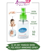 Kadınshop Cilt Dezenfektanı El Yüz Vücut İçin Koruyucu Antiseptik Dezenfektan 50 ml
