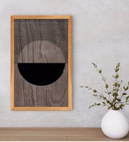 BK Home Modern Art Dekoratif Retro Ahşap Tablo-6