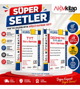 Acil Yayınları TYT Matematik ve Geometri Soru Bankası Seti 2 Kitap