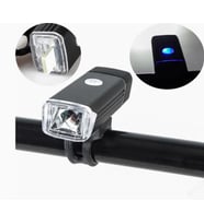 Şarj Edilebilir Bisiklet Işığı Fener USB 4 Modlu 180 Lümen Led Işıklı Şarjlı Bisiklet Ön Işığı Farı Lambası