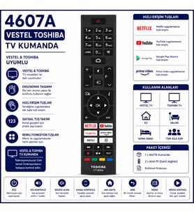 Vestel Toshiba 4607A Kumanda