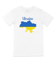 Ukrayna Haritalı ve Bayraklı Tişört