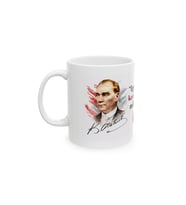 Atatürk İmzalı "Egemenlik Kayıtsız Şartsız Milletindir" Tasarımlı Porselen Kupa KF22042622