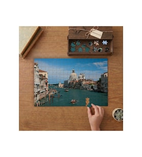 Venedik- Manzara - Dar Sokaklar Tasarımı 240 parça Ahşap Puzzle Ahşap Kutuda MP01537