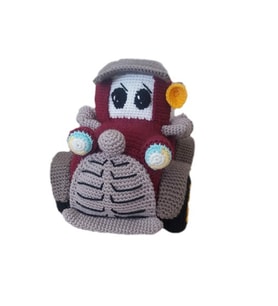 Akustik Araba Amigurumi Organik Oyuncak