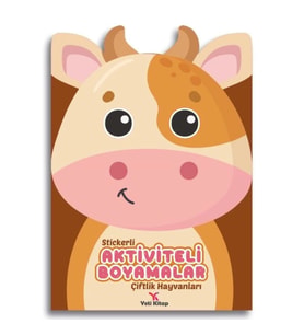 Stickerli Aktivite ve Boyamalar Çiftlik Hayvanları