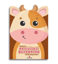 Stickerli Aktivite ve Boyamalar Çiftlik Hayvanları