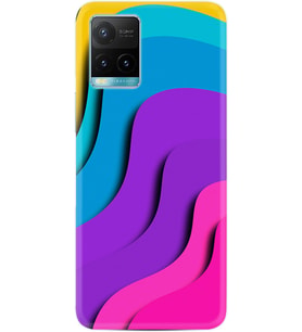 Vivo Y11S Y21S Y20 Y20S Y70 Kılıf Desemli Silikon Renk Cümbüşü 1631