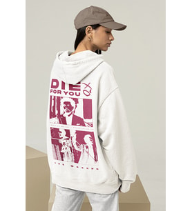 Die For You Yazılı Unisex Oversize Rapper The Weeknd Hoodie