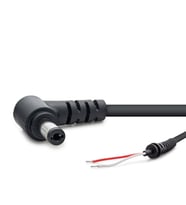 Laptop Adaptör Dc Jack Kablosu 5.5x2.5 Mm L Tip 1.2 M 90W Siyah HDX5537
