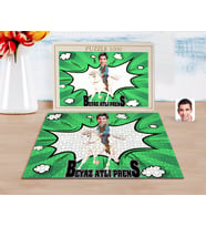 BK Gift Kişiye Özel Beyaz Atlı Prens Karikatürlü 1000 Parça Profesyonel Puzzle-3